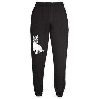 Cairn Terrier "Black Edition" - Pantalon de jogging unisexe - noir - Devant - AI Model Female 172 light (172cm)