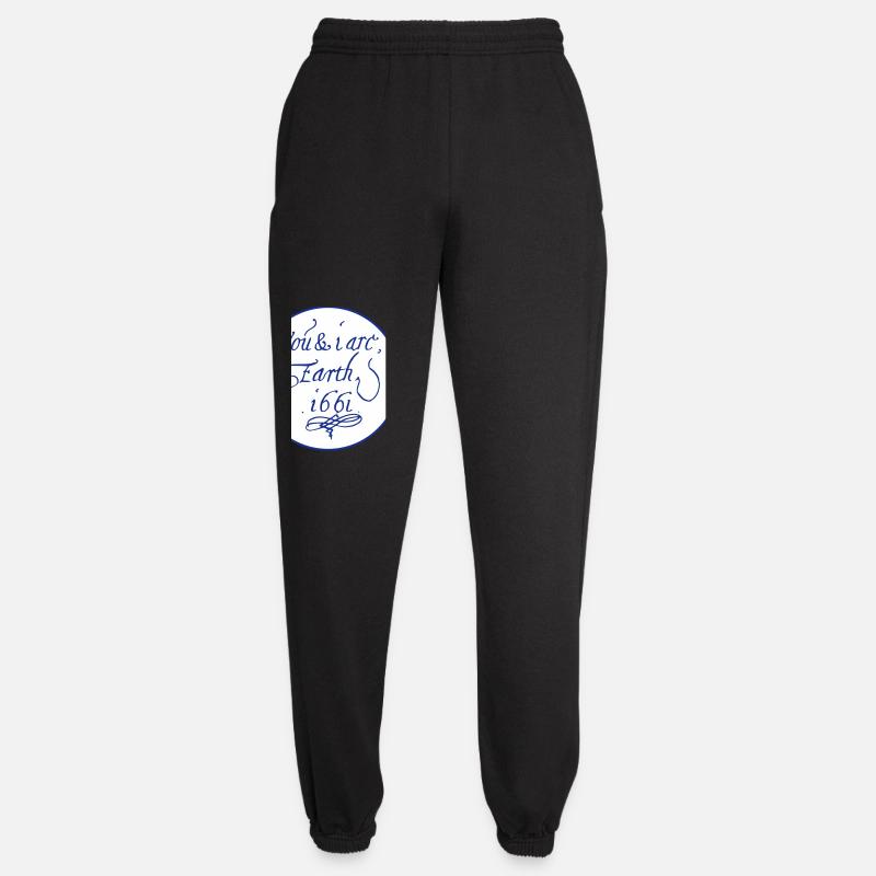 Du und ich sind Erde 1661 - Unisex Jogginghose - Schwarz