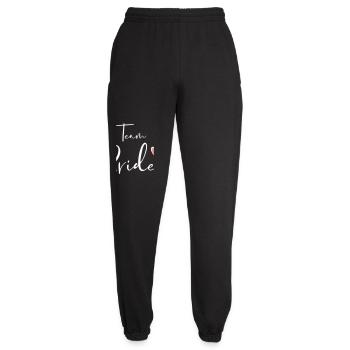 Team Bride Herz Junggesellinnenabschied Geschenk - Unisex Joggers - black - Front - AI Model Female 172 light (172cm)