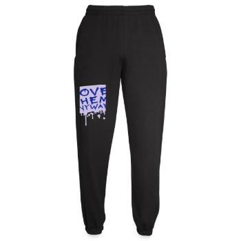 Love Them Anyway Inspirierend Bedingungslose Liebe - Unisex Jogginghose - Schwarz - Vorne - AI Model Female 172 light (172cm)
