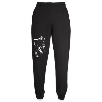 Malinois "Black Edition" - Unisex Jogginghose - Schwarz - Vorne - AI Model Female 172 light (172cm)