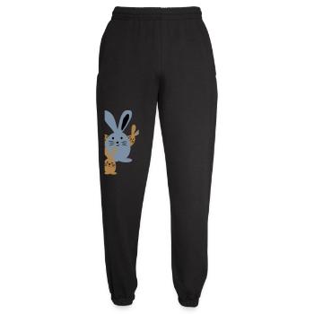 Ostern - Unisex Jogginghose - Schwarz - Vorne - AI Model Female 172 light (172cm)