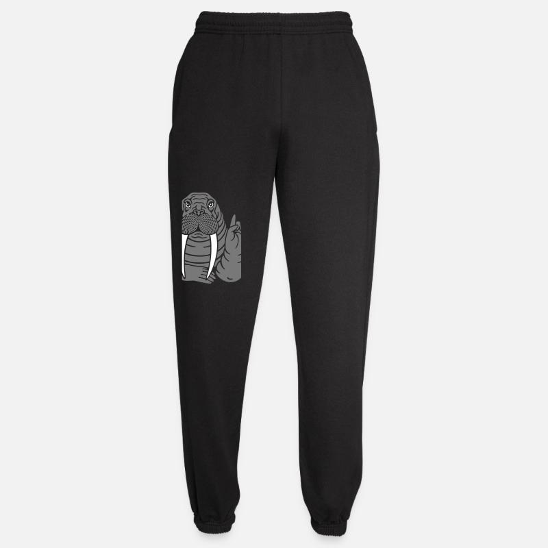 Walross - Unisex Jogginghose - Schwarz