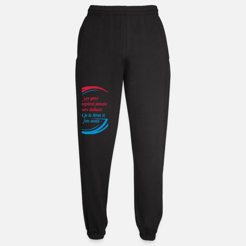 Die Fehler der Menschen - Unisex Jogginghose - Schwarz