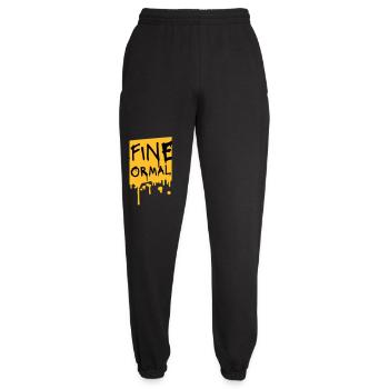 Define Normal Lustig Sarkastisch Definition Grafik - Unisex Jogginghose - Schwarz - Vorne - AI Model Female 172 light (172cm)