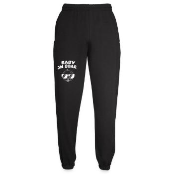 Lunettes de soleil rétro Baby On Board - Pantalon de jogging unisexe - noir - Devant - AI Model Female 172 light (172cm)