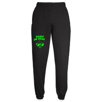 Baby on Board mit Sonnenbrille - Unisex Jogginghose - Schwarz - Vorne - AI Model Female 172 light (172cm)
