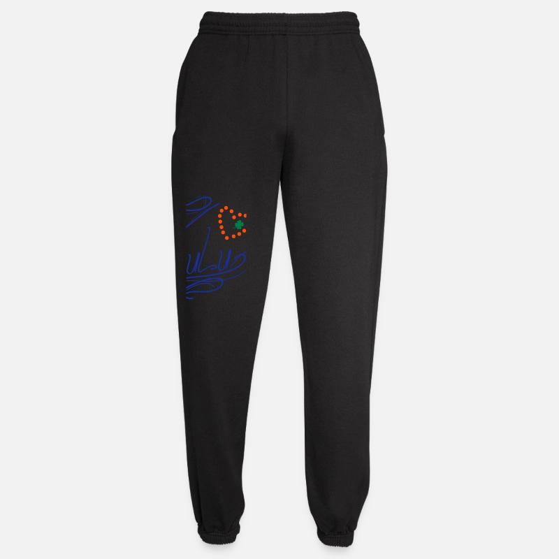Lulu med hjerte og shamrock - Unisex joggingbukser - sort