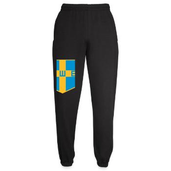 Schweden Sverige - Unisex Jogginghose - Schwarz - Vorne - AI Model Female 172 light (172cm)