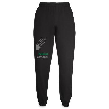 Petersilie verhagelt - Unisex Jogginghose - Schwarz - Vorne - AI Model Female 172 light (172cm)