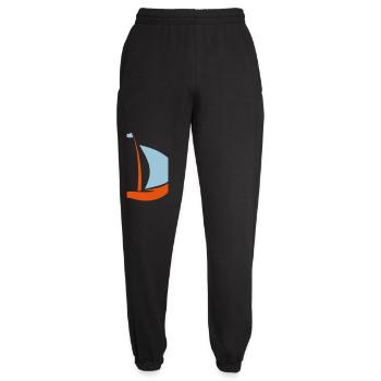 sailboat - Unisex Joggers - black - Front - AI Model Female 172 light (172cm)