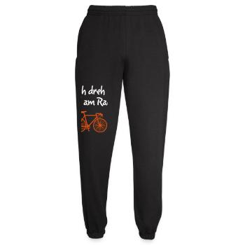 Rad Fahrrad drehen ausrasten crazy psycho Fan - Unisex Jogginghose - Schwarz - Vorne - AI Model Female 172 light (172cm)