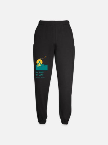 Meine Zeit Mein Weg - Unisex Jogginghose - Schwarz