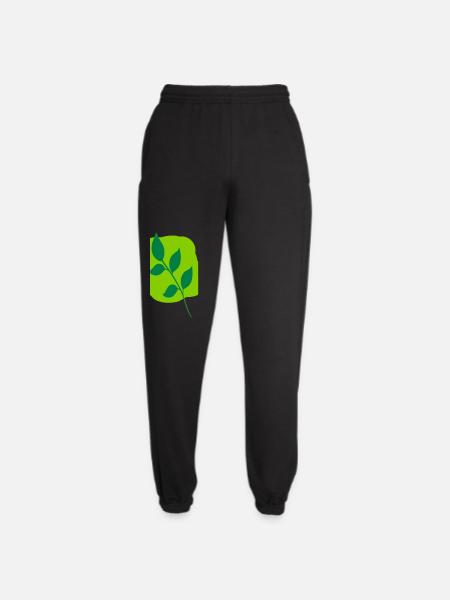 Feuilles - Pantalon de jogging unisexe - noir