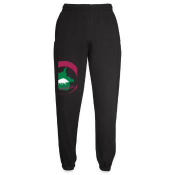 Ardennes Wild Boar emblem - Unisex Joggers - black - Front - AI Model Female 172 light (172cm)