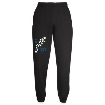 Circus during the day – theatre in the evening - Unisex Joggers - black - Front - AI Model Female 172 light (172cm)