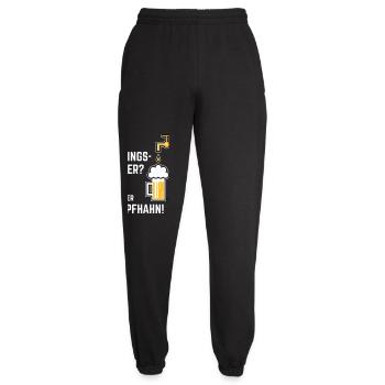 Mein Lieblingstier? Der Zapfhahn! (Bier / 3C) - Unisex Jogginghose - Schwarz - Vorne - AI Model Female 172 light (172cm)