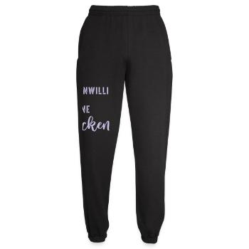 Haare Locken Eigenwillig - Unisex Jogginghose - Schwarz - Vorne - AI Model Female 172 light (172cm)