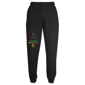 Arbre de Noël - Pantalon de jogging unisexe - noir - Devant - AI Model Female 172 light (172cm)