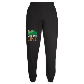 Vélo Montagnes Je préfère faire du vélo Nature Forêt - Pantalon de jogging unisexe - noir - Devant - AI Model Female 172 light (172cm)