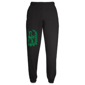 Bier Mädchen - Unisex Joggers - black - Front - AI Model Female 172 light (172cm)