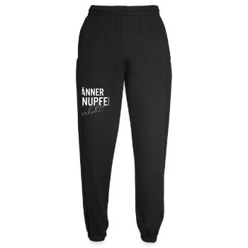 Männer Schnupfen überlebt - Unisex Jogginghose - Schwarz - Vorne - AI Model Female 172 light (172cm)