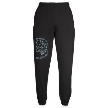 Cyber Brain AI Tech Circuit Vector - Unisex Joggers - black - Front - AI Model Female 172 light (172cm)
