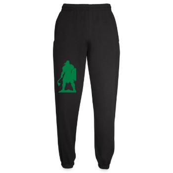 Wikinger Krieger Silhouette - Unisex Jogginghose - Schwarz - Vorne - AI Model Female 172 light (172cm)