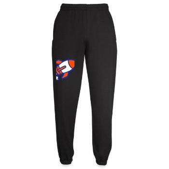 Spaceship Rocket Icon - Unisex Joggers - black - Front - AI Model Female 172 light (172cm)