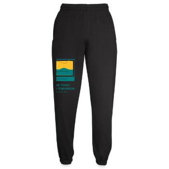 Schreibtisch Heute Strand Morgen - Unisex Jogginghose - Schwarz - Vorne - AI Model Female 172 light (172cm)