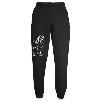 Terre-Neuve « Black Edition » - Pantalon de jogging unisexe - noir - Devant - AI Model Female 172 light (172cm)