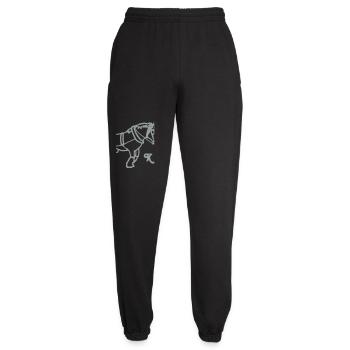 kaltblutziehtsilhouette - Unisex Jogginghose - Schwarz - Vorne - AI Model Female 172 light (172cm)