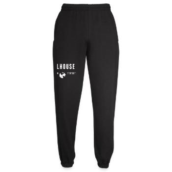 Mulhouse France Coordonnées Gps Blanc - Pantalon de jogging unisexe - noir - Devant - AI Model Female 172 light (172cm)