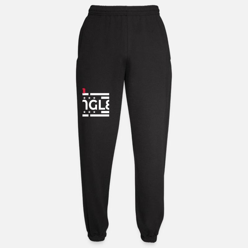 PAS CÉLIBATAIRE - Relation - Pantalon de jogging unisexe - noir