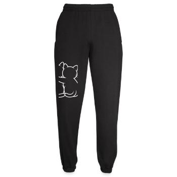Câlin de chats - Pantalon de jogging unisexe - noir - Devant - AI Model Female 172 light (172cm)