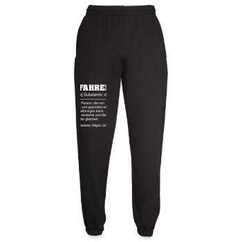 Busfahrer Definition Lustiges Shirt  - Unisex Jogginghose - Schwarz - Vorne - AI Model Female 172 light (172cm)
