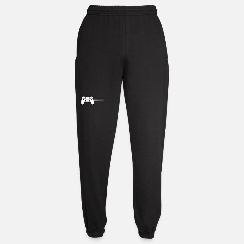 Conception rétro de l’aile du contrôleur - Pantalon de jogging unisexe - noir