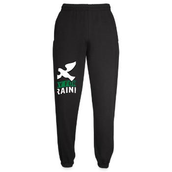 Pray for Ukraine mit Taube | Vectorgraphic - Unisex Jogginghose - Schwarz - Vorne - AI Model Female 172 light (172cm)