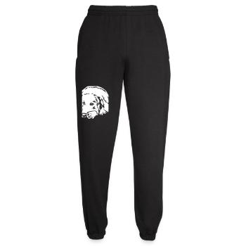 Pyrenees mountain dog "Black Edition" - Unisex Joggers - black - Front - AI Model Female 172 light (172cm)