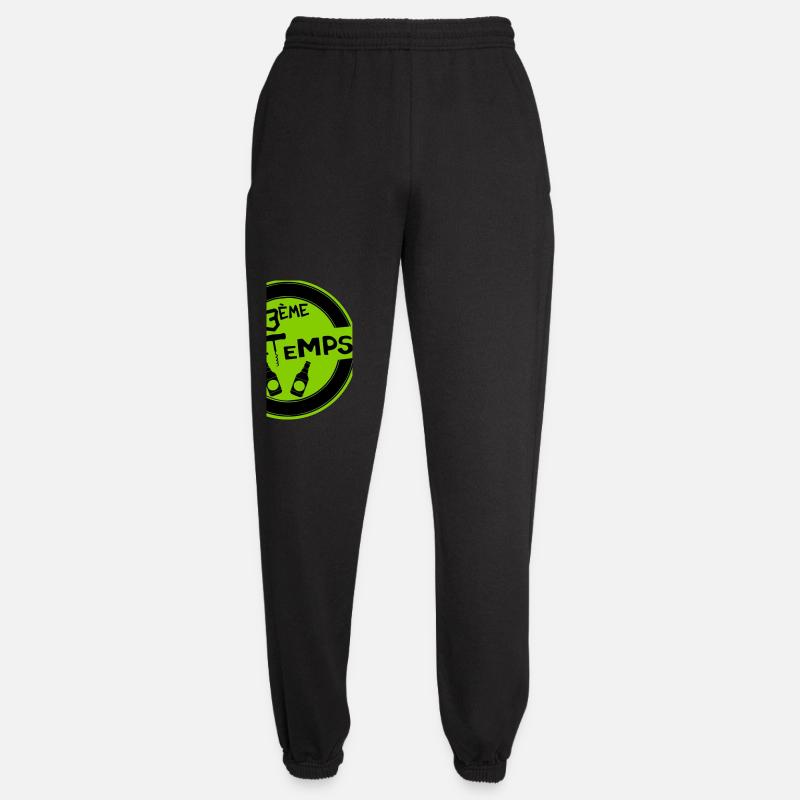 3. Halbzeit - Unisex Jogginghose - Schwarz
