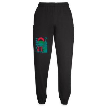 Karate Nature - Unisex Joggers - black - Front - AI Model Female 172 light (172cm)