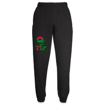 Karate Nature - Unisex Joggers - black - Front - AI Model Female 172 light (172cm)