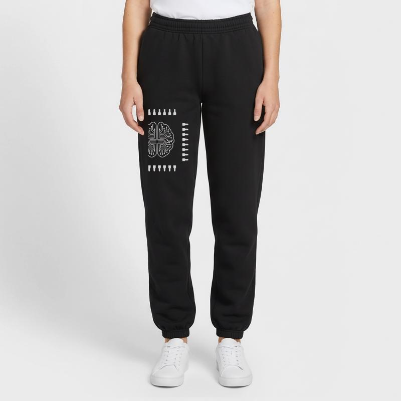 AI Brain Chip Processor Tech Vector Unisex Joggers
