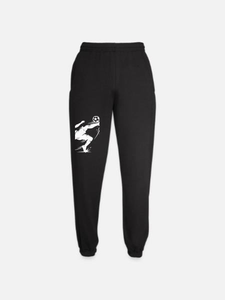 Fallrückzieher Fussball Silhouette - Unisex Jogginghose - Schwarz
