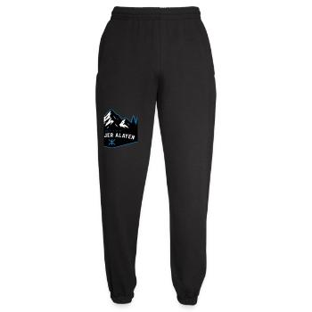 Djerdjer_Alayen_2 - Pantalon de jogging unisexe - noir - Devant - AI Model Female 172 light (172cm)