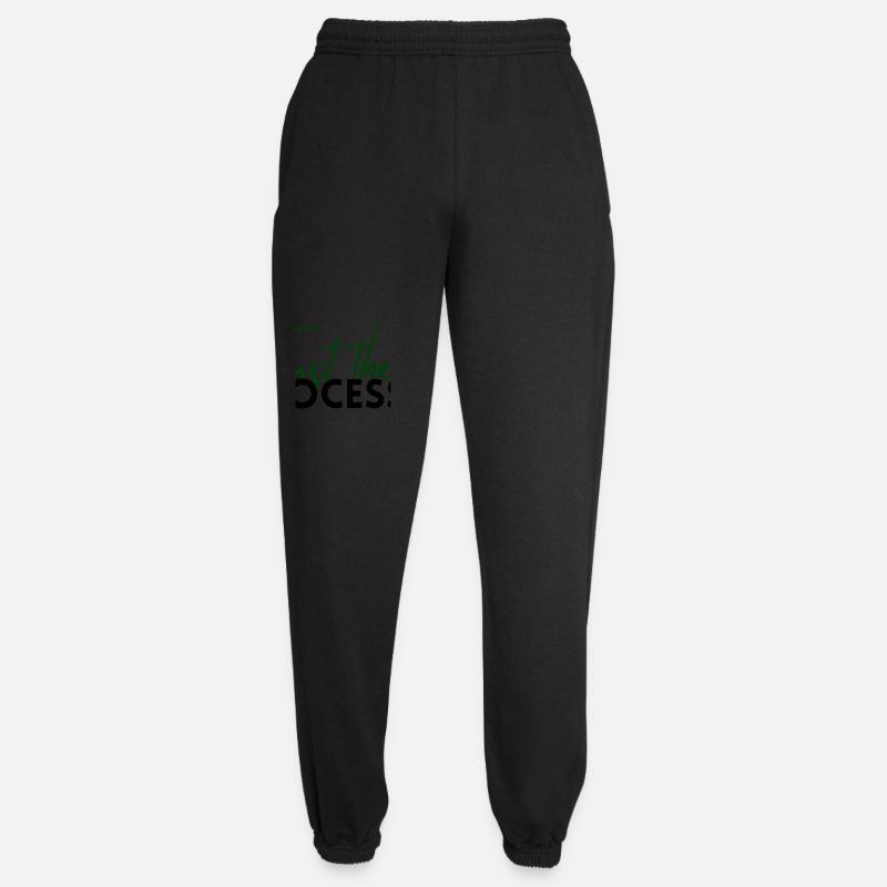 Trust The Process - Motivation Statement - Unisex Jogginghose - Schwarz