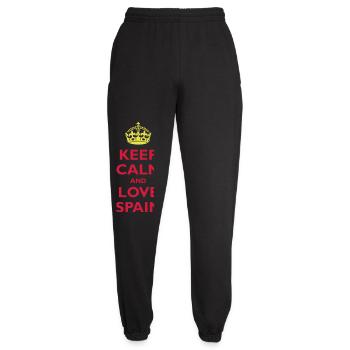 Keep Calm & Love Spain - Pantalon de jogging unisexe - noir - Devant - AI Model Female 172 light (172cm)