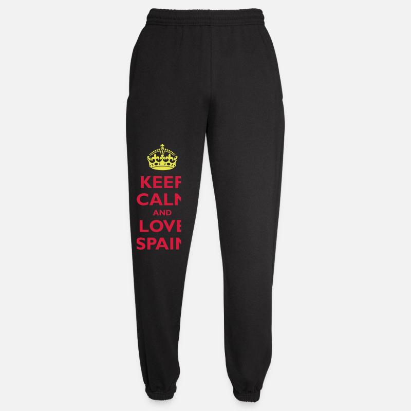 Keep Calm & Love Spain - Unisex Joggers - black