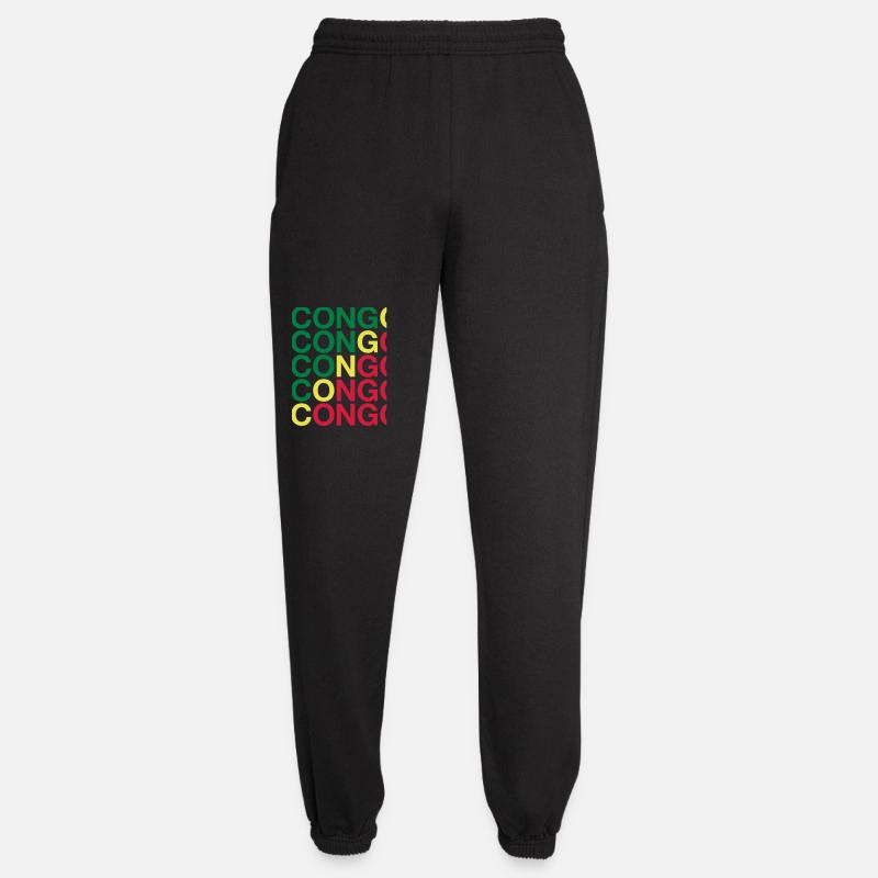 CONGO Flag Congo - Unisex Joggers - black