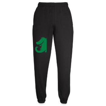 krokodil - Unisex Jogginghose - Schwarz - Vorne - AI Model Female 172 light (172cm)
